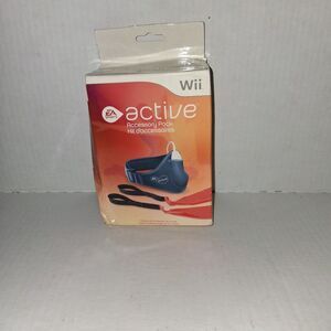 Nintendo Wii Active Accessory Pack Leg Strap & Resistance Band NEW Damaged Box